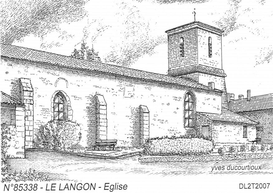 N 85338 - LE LANGON - église